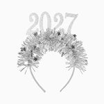 Silvester-Stirnband 2027 Silber