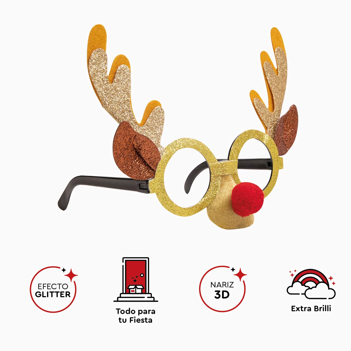 Christmas Glasses Reno with Nose
