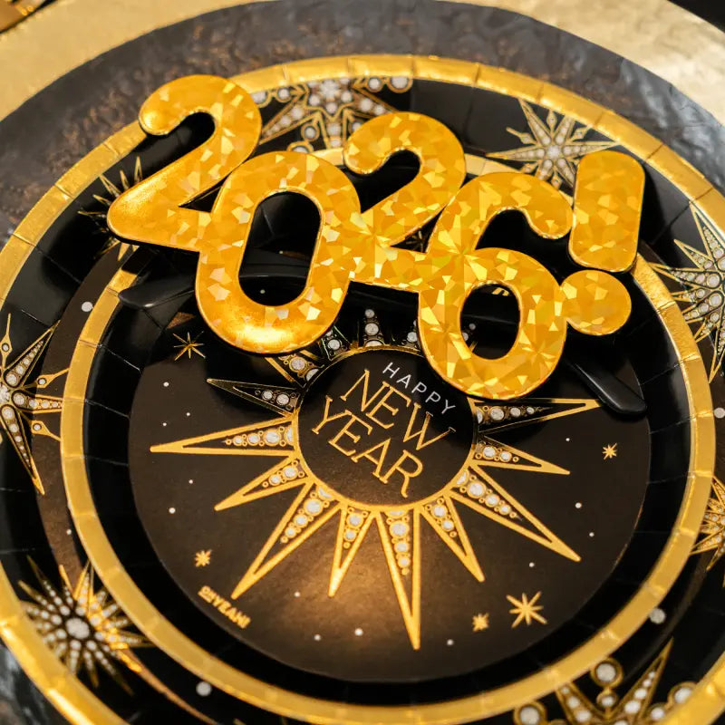 Gafas 2026 Nochevieja Oro