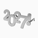Óculos 2027 Réveillon Prata