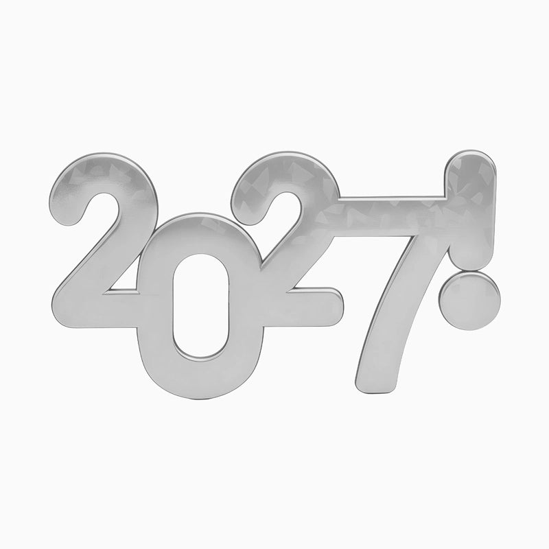 Lunettes 2027 Réveillon du Nouvel An Argent