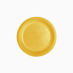 Reusable plastic dish ps plain round Premium dessert Ø 17 cm gold
