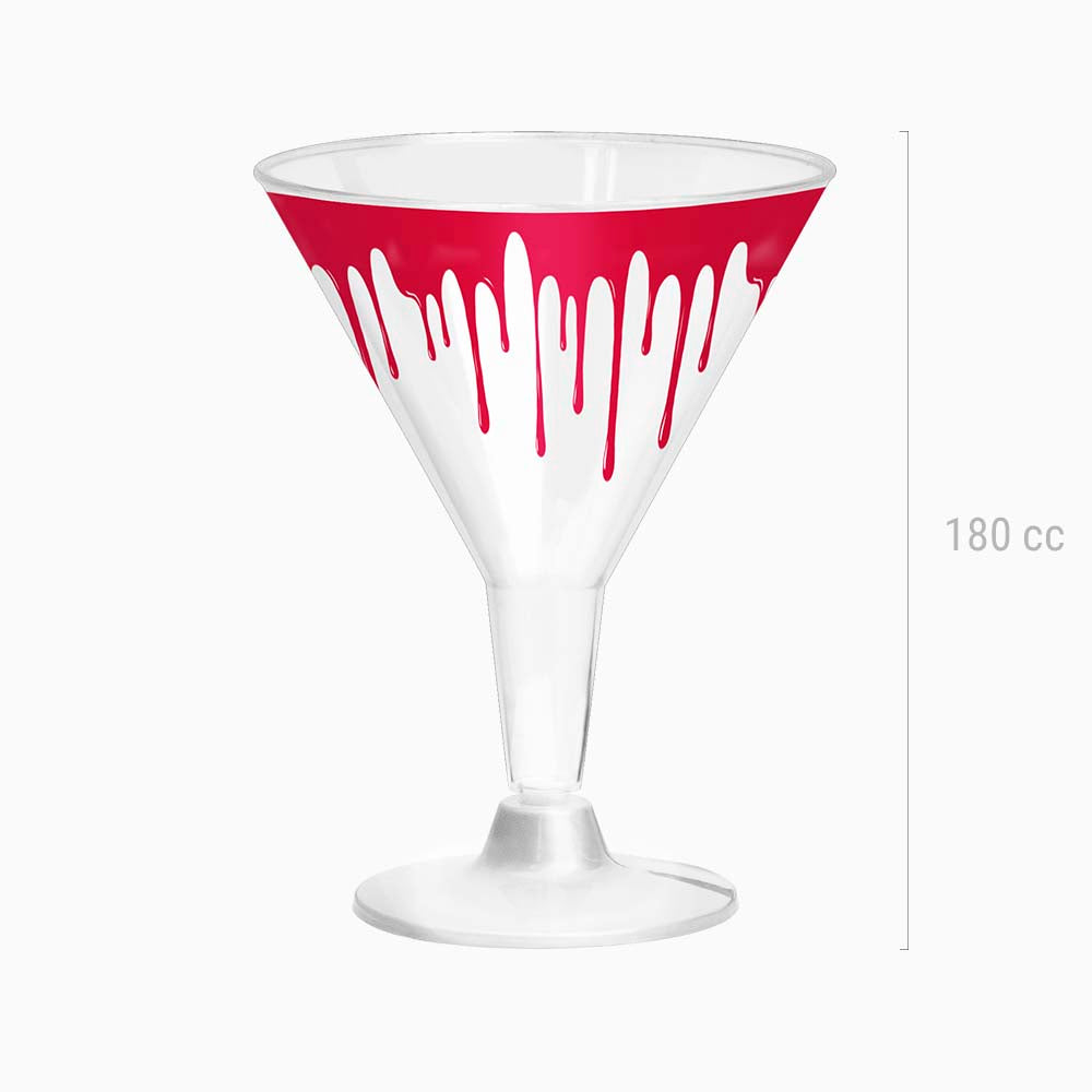 Tasse de cocktails de sang
