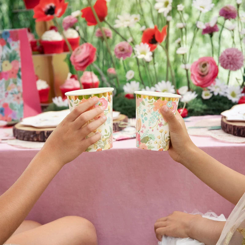 Vaso Cartón 270 cc Floral