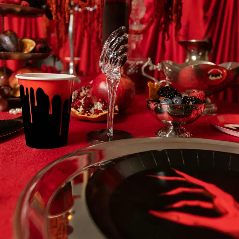 Vaso Cartón Sangre Vampiros 270 cc Halloween