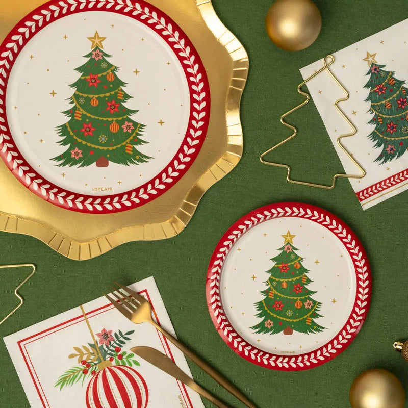 Servilleta Papel Doble Capa Navidad 33 x 33 cm Abeto