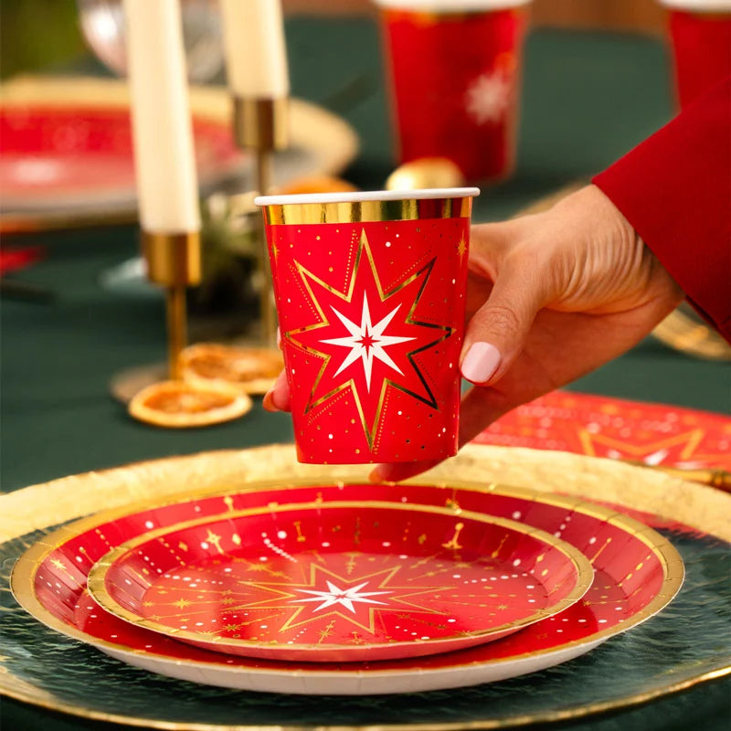 Vaso Cartón 270 cc Feliz Navidad