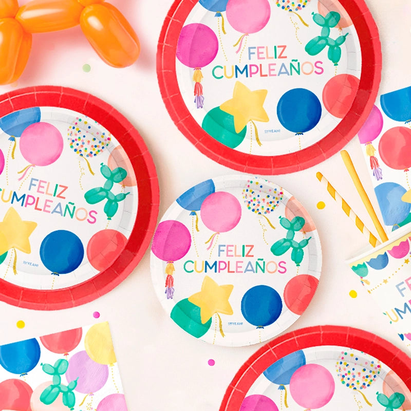 Kit Mesa Básica 6 Pessoas Encontra Balão 38 peças