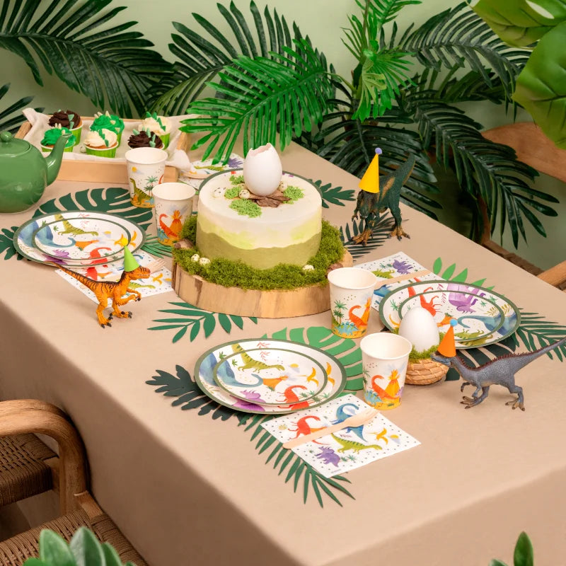 Inspiracion con Kit Mesa Basic 6 Personas Baby Dinos 42 piezas