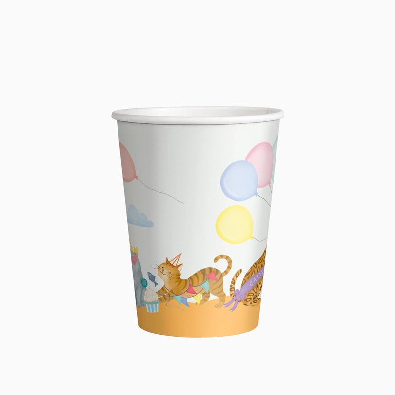 Vaso Cartón 270 cc Gatitos