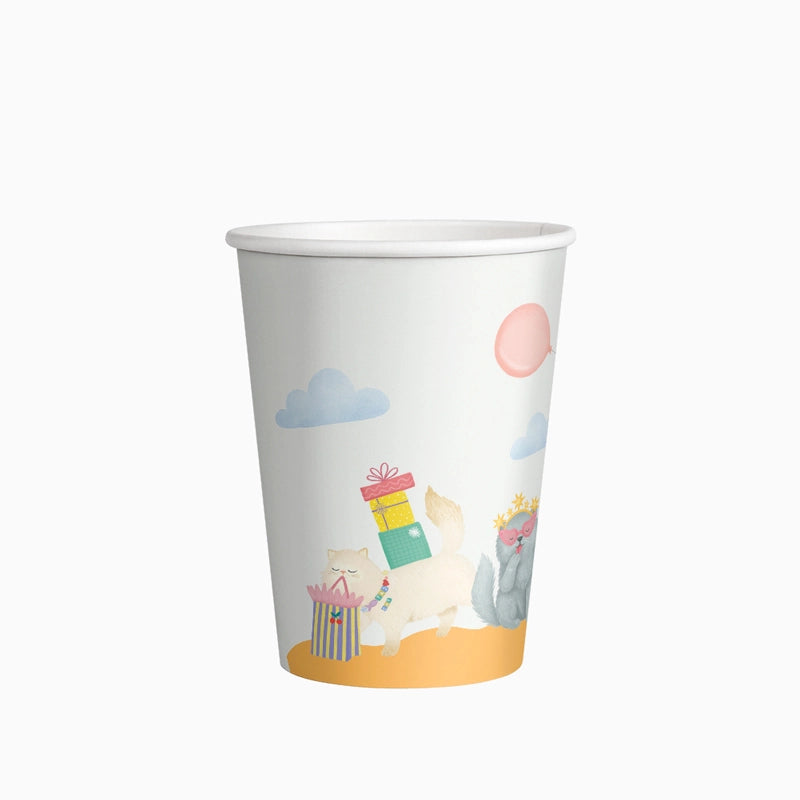 Bicchiere in cartone 270 cc Gattini