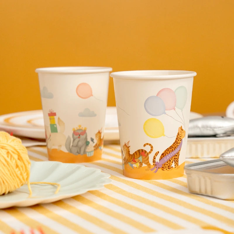 Vaso Cartón 270 cc Gatitos