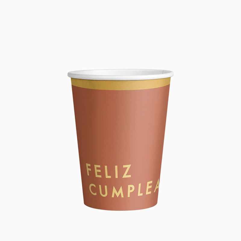 Bicchiere di carta 270 cc Colore Happy Birthday