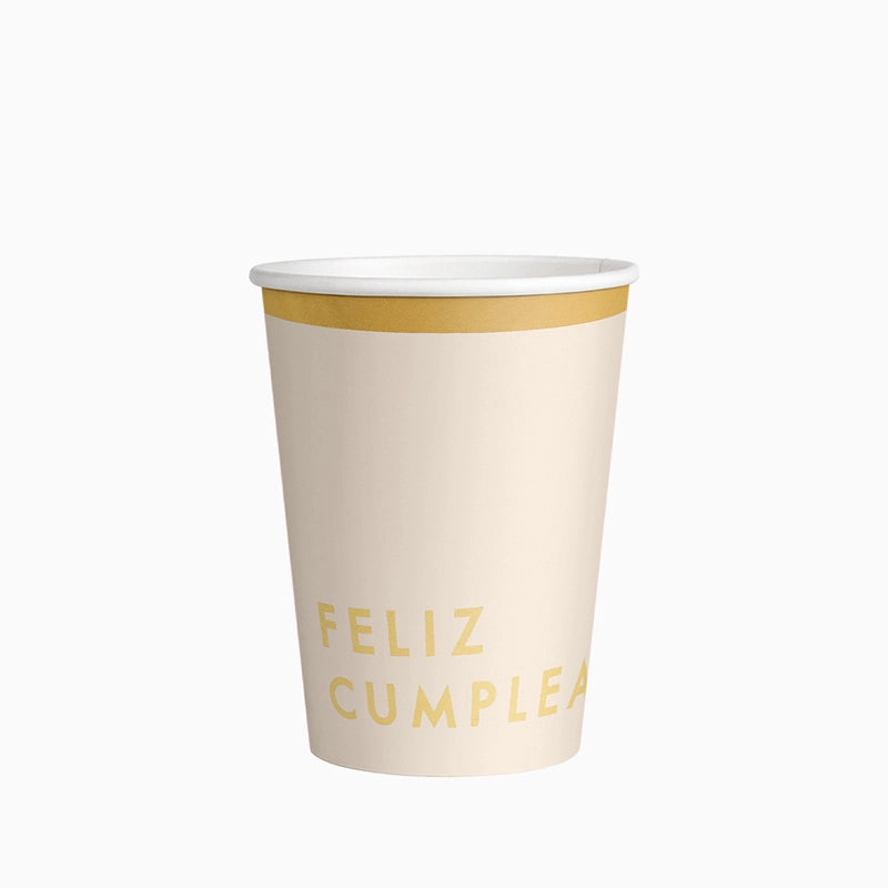 Copo Cartão 270 cc Feliz Aniversário Cor