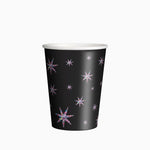 Vaso Cartón Navidad 270 cc Estrellas de Nochevieja