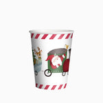 Vaso Cartón Navidad 270 cc ¡Llega Papá Noel!