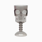 Reusable plastic cup 380cc Halloween form black skull
