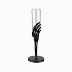 Tasse en plastique réutilisable 185cc Halloween Black Skeleton Hand