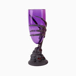 Reusable plastic cup 80cc Halloween Purple Skeleton Hand