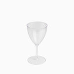 Copa Vino Plástico PS Reutilizable 160 cc Transparente