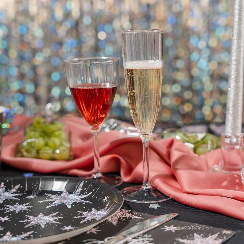 Inspiracion con Copa Champagne Plástico PS Reutilizable 140 cc Transparente