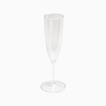 Copa Champagne Plástico PS Reutilizable 140 cc Transparente