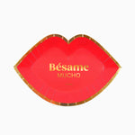 Cardboard Lip Lips Valentine 27.5 x 18.5 cm red