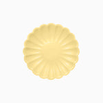 Piatto rotondo piatto floreale dessert Ø18 cm giallo