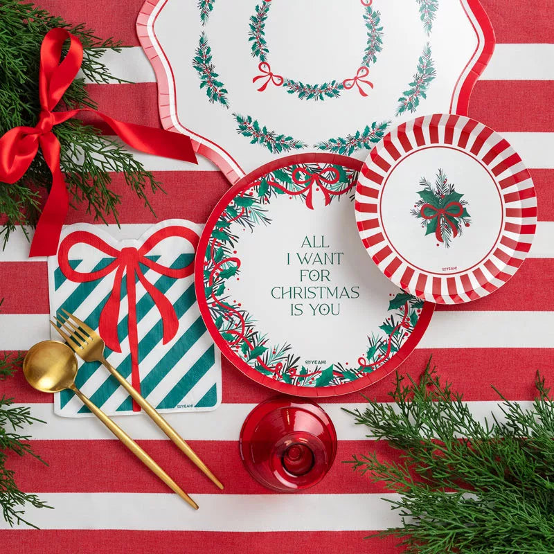 Servilleta Papel Doble Capa 40 x 33 cm Navidad con forma Regalo