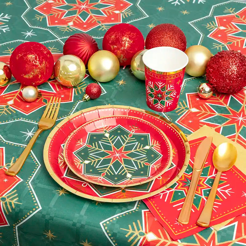 Jomnvo 2 rotoli di ghirlanda di Natale per albero di Natale, decorazioni per albero di Natale, rosso e verde, in metallo, con filo metallico, per Jomnvo 2 rotoli di ghirlanda di Natale per albero di Natale, decorazioni per albero di Natale, rosso e verde, in metallo, con filo metallico, per