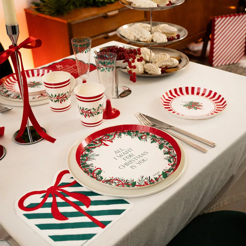 Servilleta Papel Doble Capa 40 x 33 cm Navidad con forma Regalo