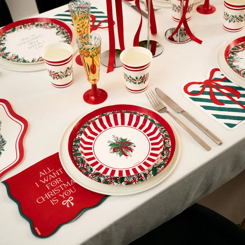 Vaso Cartón Navidad 270 cc All I Want For Christmas