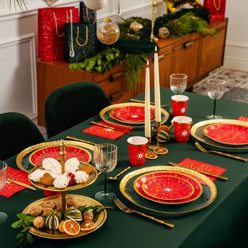 Cava en plastique réutilisable PS 150cc Joyeux Noël