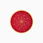 Plato Cartón Llano Postre Navidad Ø 17 cm Feliz Navidad