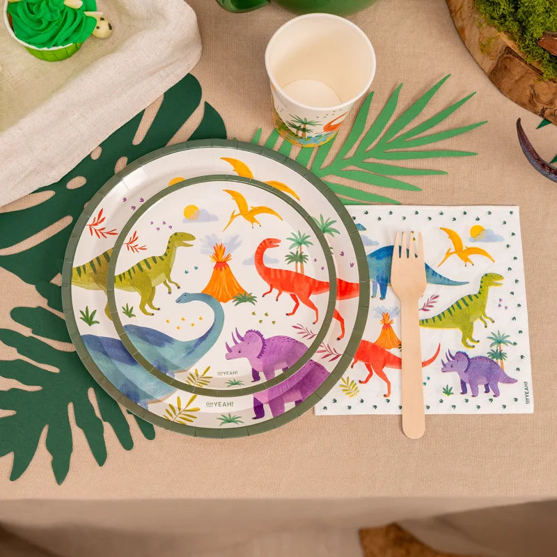 Basic Table Kit 6 People Baby Dino 42 pieces