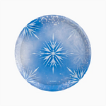 Assiette plate en carton Ø 23 cm Princesse des Glaces