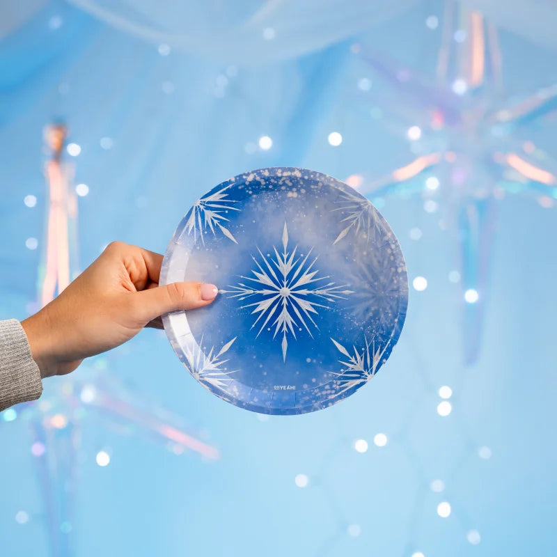 Piatto Dessert in Cartone Ø 17 cm Ice Princess