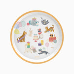 Flacher Pappteller Ø 23 cm Kätzchen