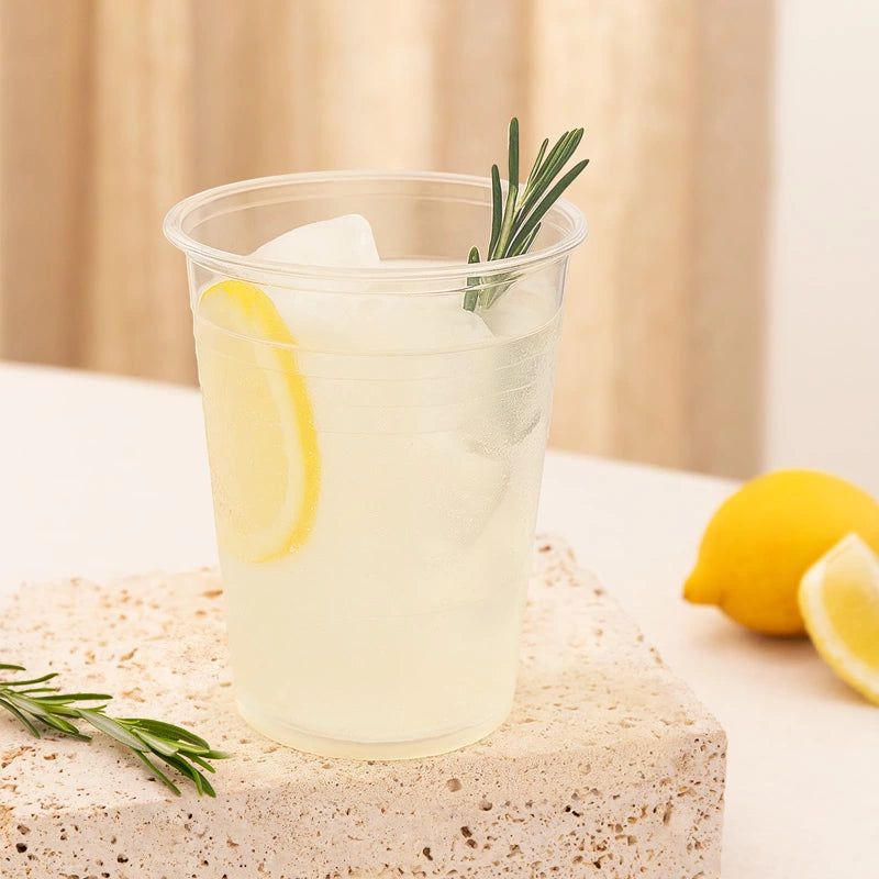 Transparent 1000cc plastic irompible litron vessel