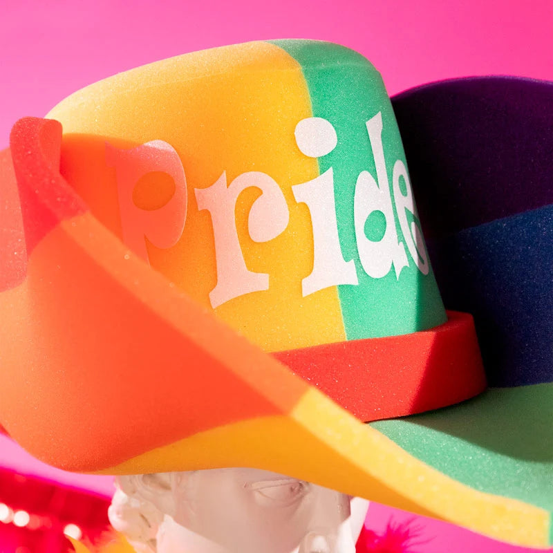 Hat de borracha de espuma gigante Pride Cowboy