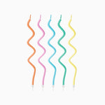 Velas Onduladas 12 cm Colores Surtidos