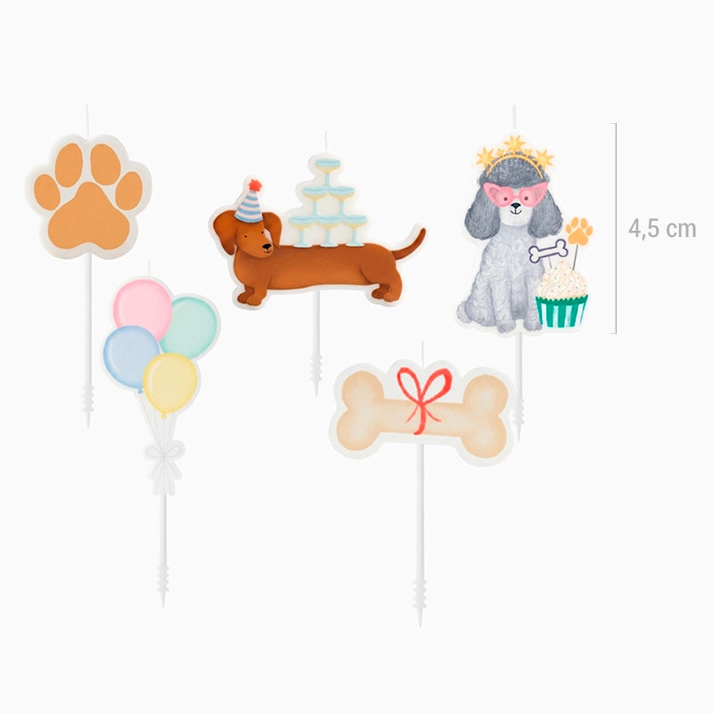 Candele di compleanno per cuccioli