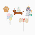 Velas de aniversário de cachorrinho