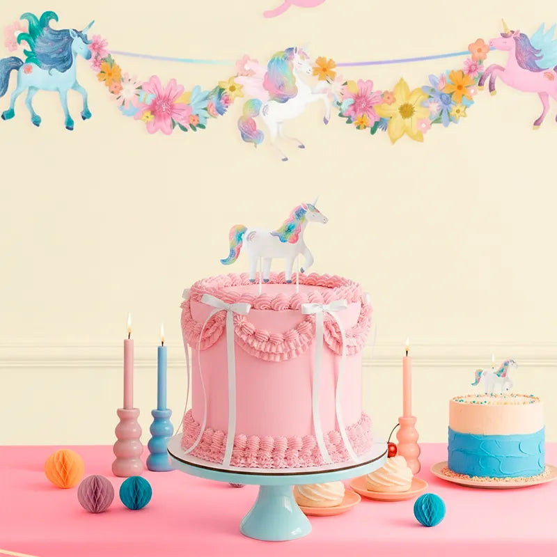 Inspiracion con Vela de Cumpleaños Unicornios Mágicos