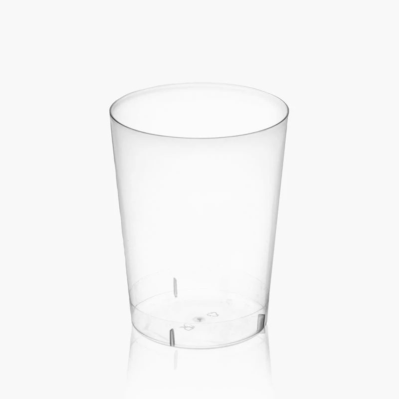 Vaso Plástico PP Reutilizable 600 cc Transparente (4 uds)