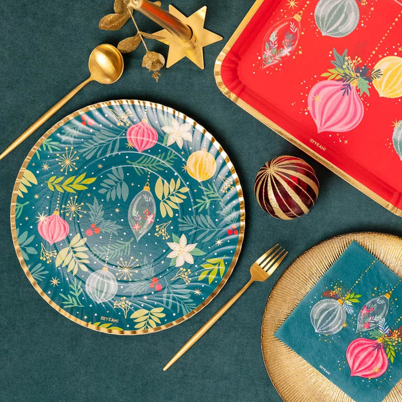 Cardboard de Natal retangular 25x34 cm Ornamentos de Natal