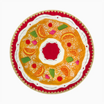 Bandeja Redonda Cartón Reyes Magos Ø 30 cm Roscón