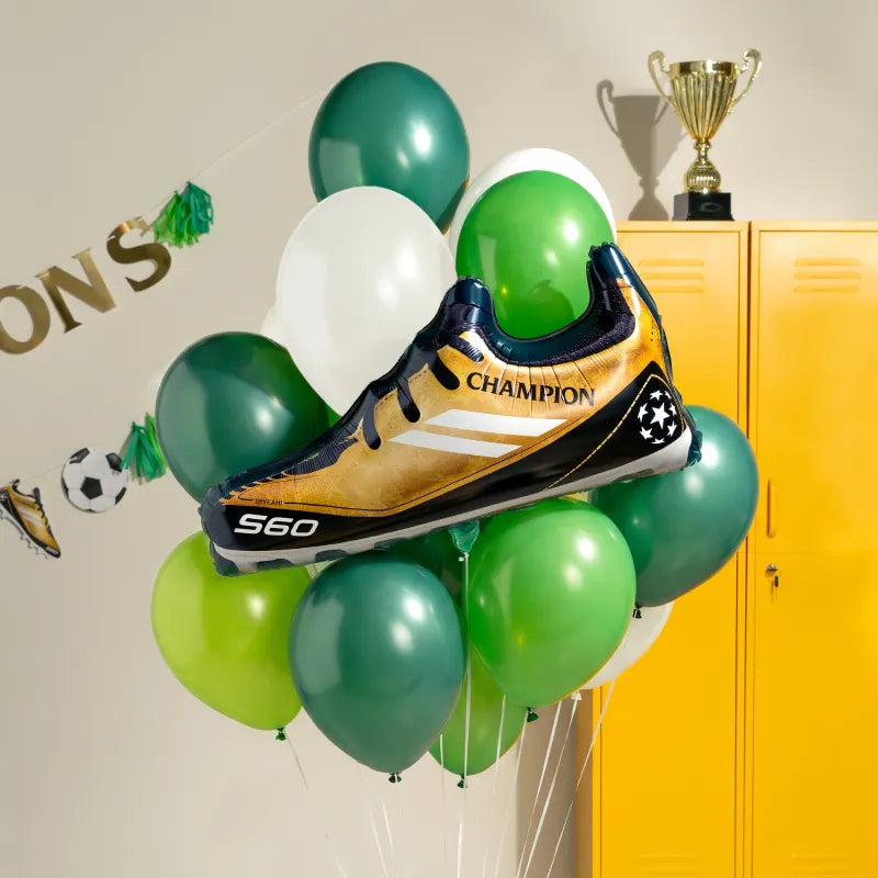 Inspiracion con Globo Foil 45 x 79 cm Bota de Oro Fútbol