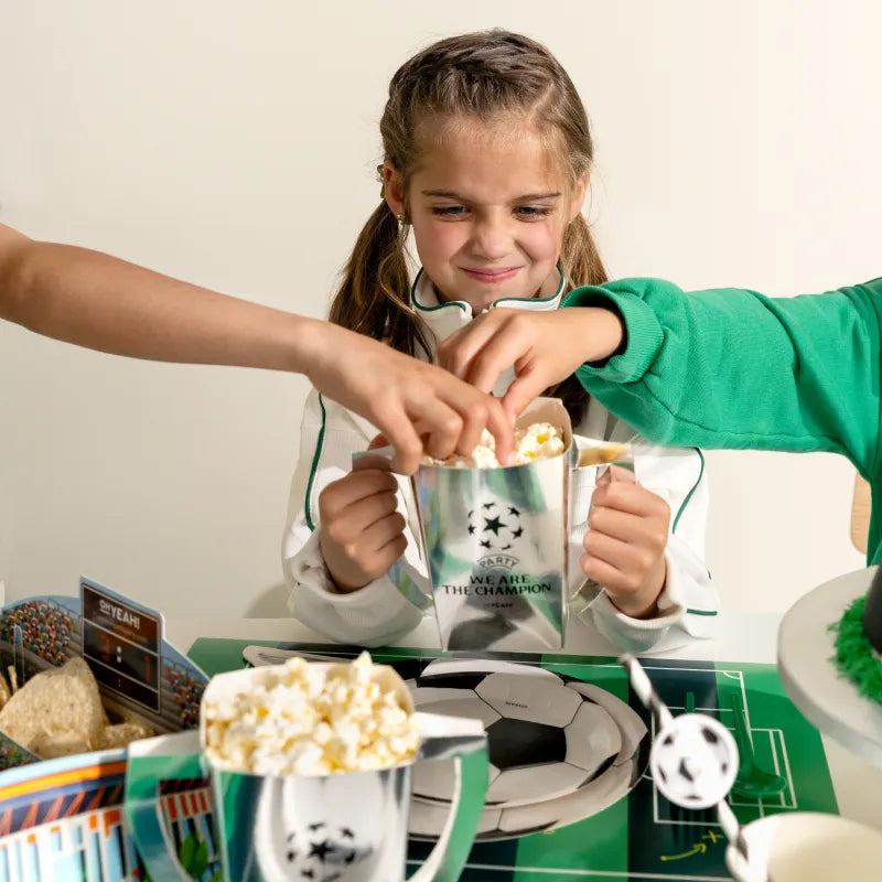 Inspiracion con Fußball-Popcorn-Boxen