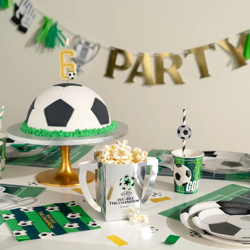 Inspiracion con Fußball-Popcorn-Boxen